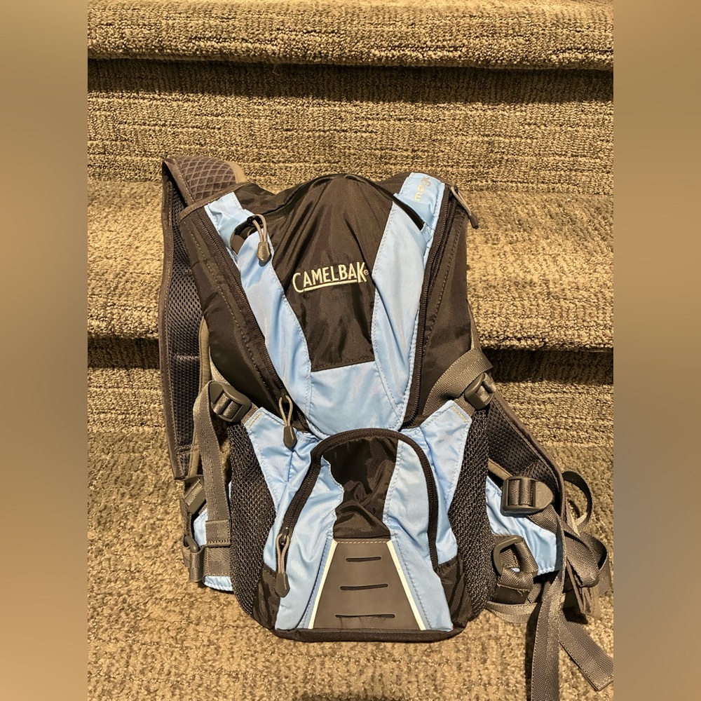 CamelBak Light Blue and Black Hydration Backpack Pack
